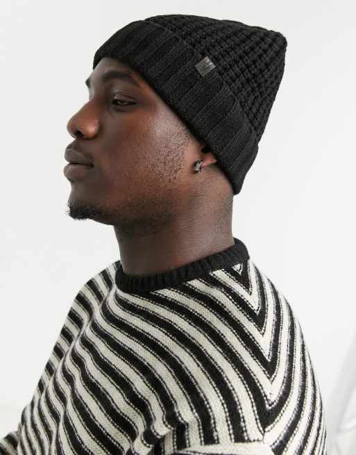 All saints half 2024 cardigan stitch beanie