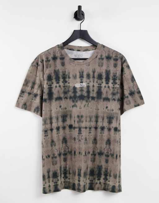 AllSaints Tied Up tie dye T-shirt in brown