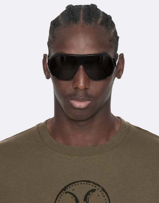 AllSaints Tier-Hale-SS-Rundhalsausschnitt in verwaschenem Khaki, 3 von 6