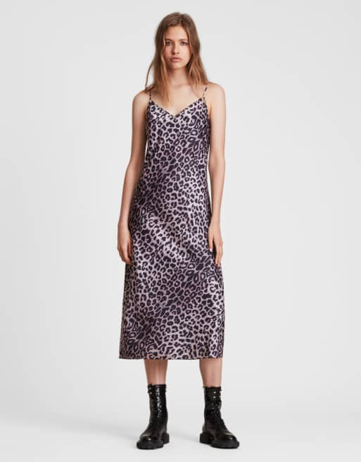 All saints shop leopard print dress