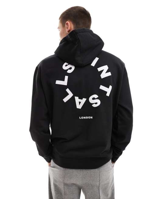 AllSaints Tierra Oth hoodie in black