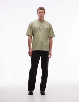 Allsaints Tierra Oversized T-shirt In Green