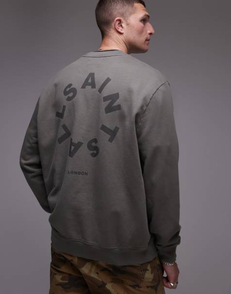 AllSaints Tierra sweatshirt in green - view 1