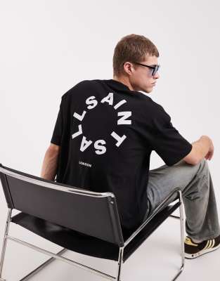 AllSaints - Tonic - T-shirt ras de cou à manches courtes - Lilas | ASOS