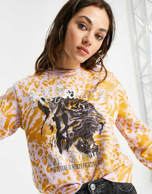 Tiger shop print sweatshirt