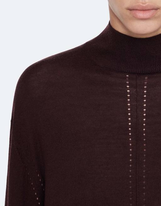 AllSaints Tilley Pullover in Bordeauxbraun, 6 von 7
