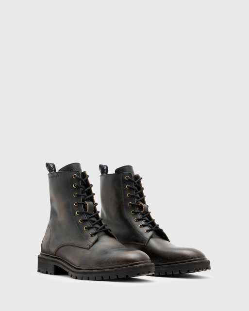 Dr martens Tobias black leather store boots lace