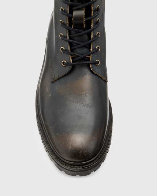 All Saints Men\'s Dark Brown Leather Lace-Up Boots AllSaints MCCOY - Lace-up ankle boots - dark brown - Zalando main image 4