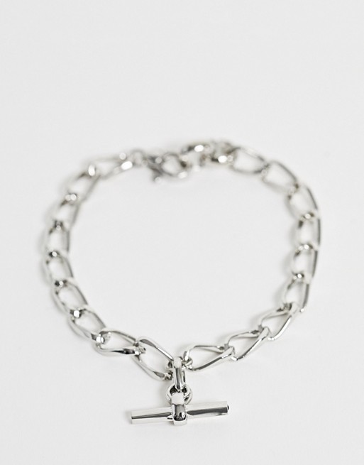 AllSaints toggle chain flex bracelet