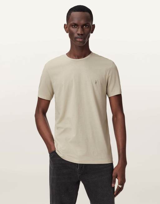AllSaints – Tonic – 3er-Pack kurzärmlige T-Shirts in verschiedenen Farben mit Rundhalsausschnitt, 3 von 6