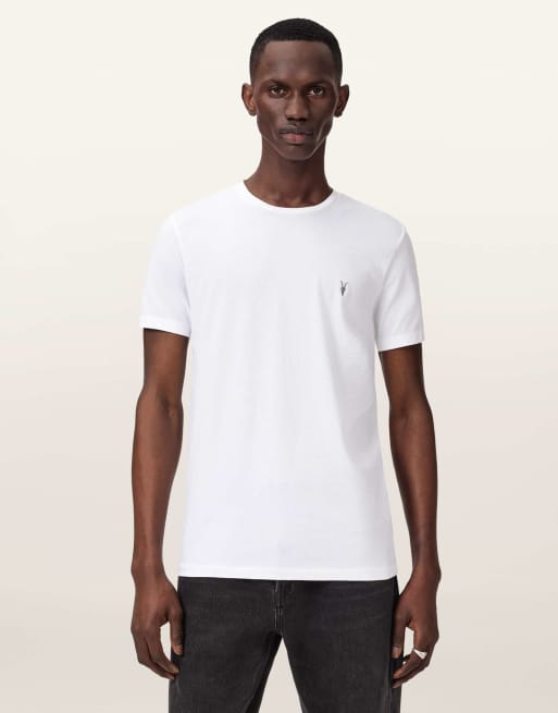 AllSaints – Tonic – 3er-Pack kurzärmlige T-Shirts in verschiedenen Farben mit Rundhalsausschnitt, 4 von 6