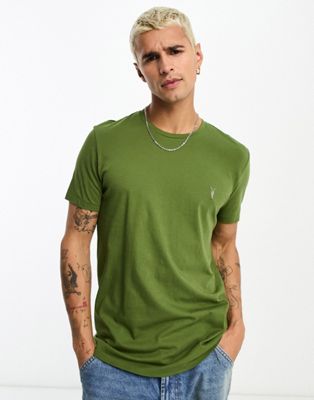AllSaints Tonic crew t-shirt in cactus green exclusive to asos - ASOS Price Checker