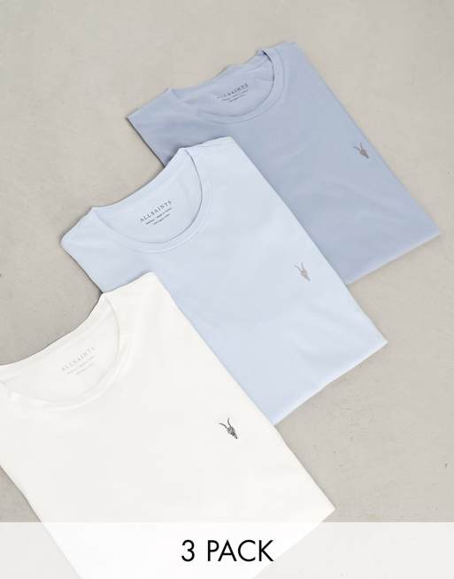 AllSaints - Tonic - Set van 3 T-shirts in multi