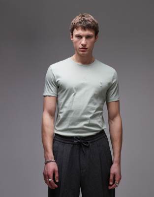 Allsaints Tonic Short Sleeve Crew Neck T-shirt In Black
