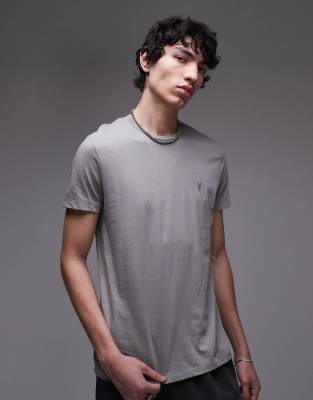 Allsaints Tonic Short Sleeve Crew Neck T-shirt In Black
