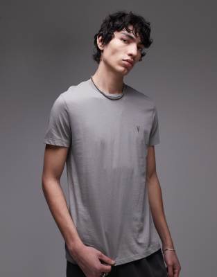 Allsaints Tonic Short Sleeve Crew Neck T-shirt In Black