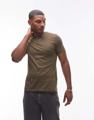 tonic t-shirt in khaki-Green