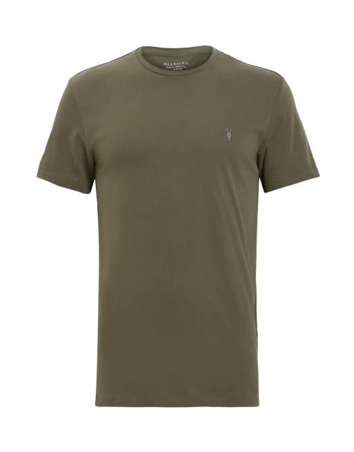 AllSaints Tonic t-shirt in light brown - BROWN, 4 of 4
