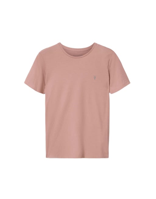 AllSaints - Tonic - T-shirt ras de cou à manches courtes - Bois de rose, 2 de 6