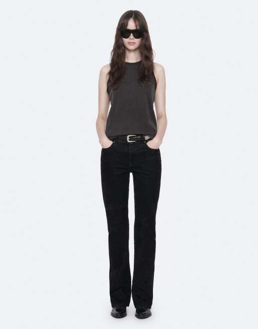 AllSaints - top de tirantes Jenny en negro lavado, 2 de 7