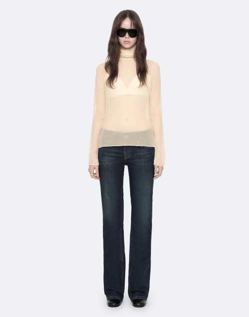 AllSaints - top Kumi en blanco crudo, 2 de 7