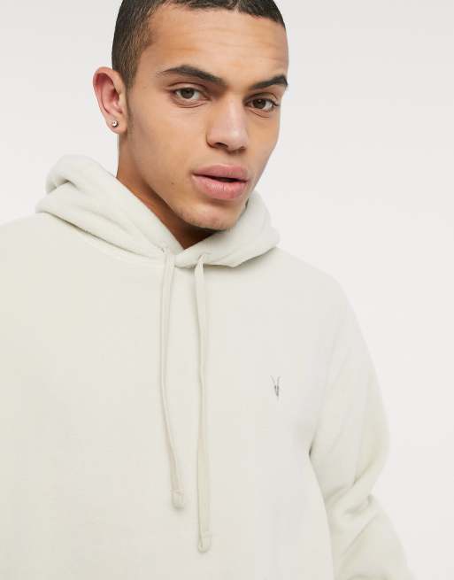 All saints outlet white hoodie