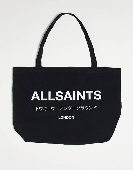 AllSaints tote bag in black | ASOS