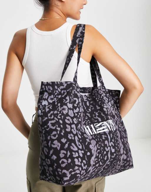 Grey leopard 2025 print bag