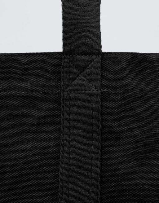 AllSaints tote de lona n/s en negro, 2 de 4