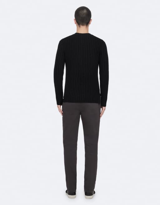 AllSaints Tower chino droit en noir anthracite, 4 de 6