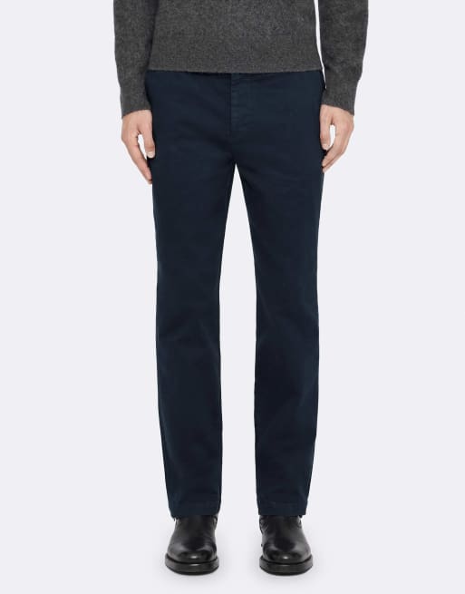 AllSaints Tower Chino mit geradem Schnitt in Pitched Blue, 4 von 6