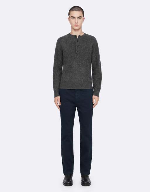 AllSaints Tower rechte chino in middenblauw, 2 van 7