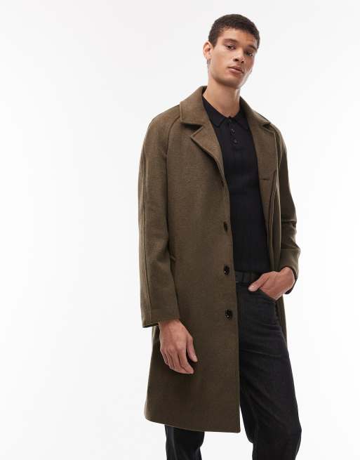 AllSaints - Trent - Soprabito in lana kaki, 2 di 5
