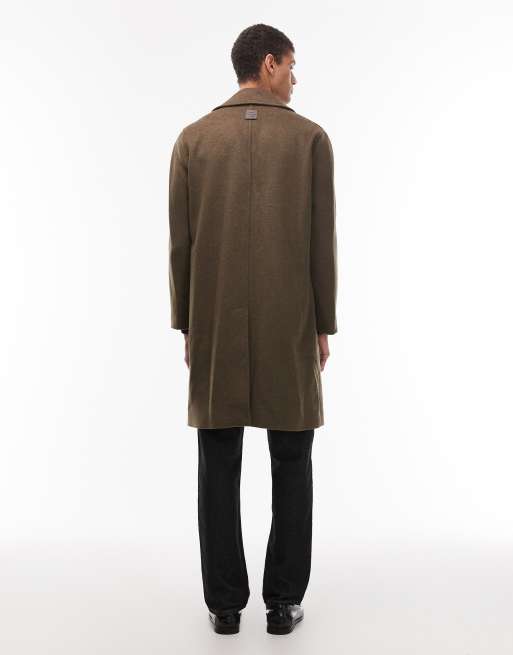 AllSaints - Trent - Soprabito in lana kaki, 3 di 5