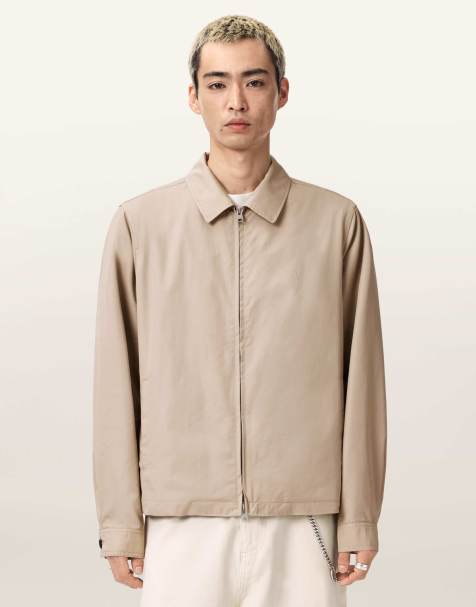 AllSaints – Trey – Jacke in Sandsteinbraun - view 1