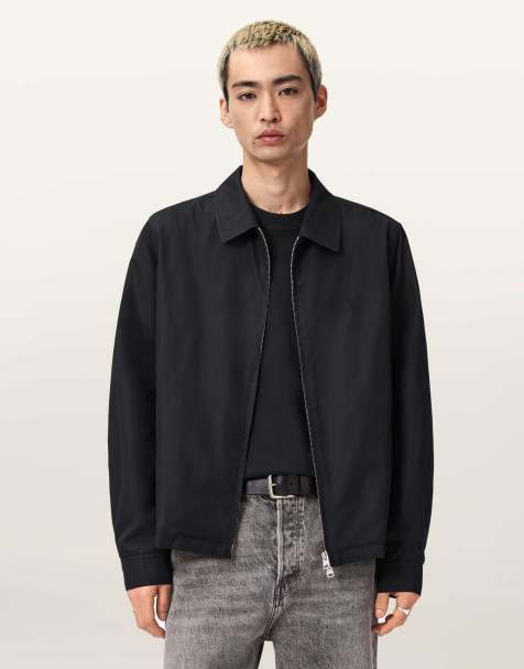 AllSaints - Trey - Veste - Noir de jais - view 1