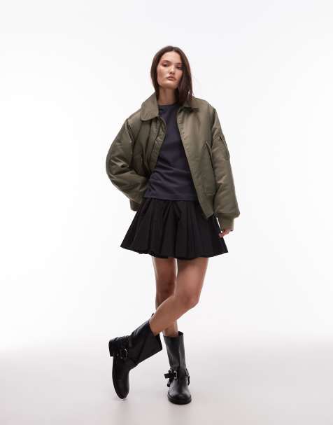 Allsaints Tulip skirt in black - BLACK