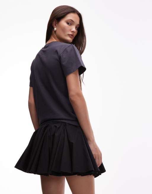 Allsaints Tulip skirt in black - BLACK | ASOS