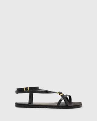 AllSaints - Tyla - Sandalen in Schwarz
