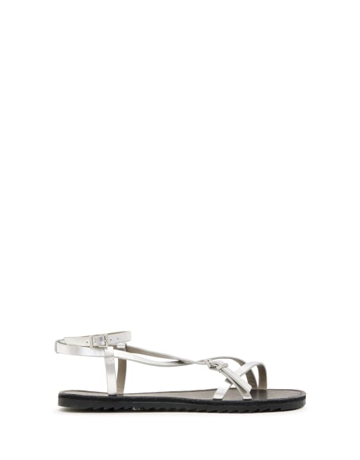 AllSaints – Tyla – Sandalen in Silber