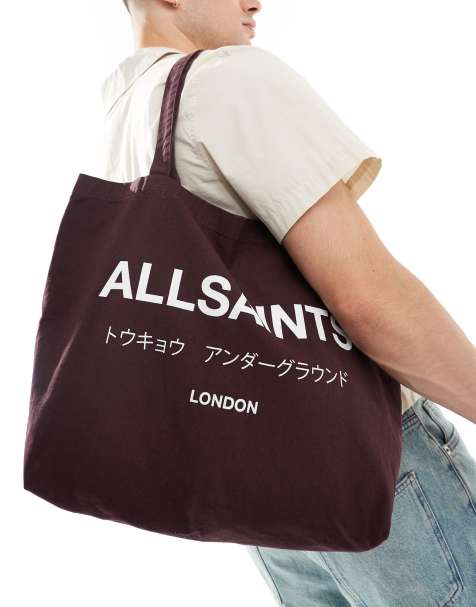 AllSaints - Underground - Borsa shopping bordeaux - In esclusiva per ASOS - view 1