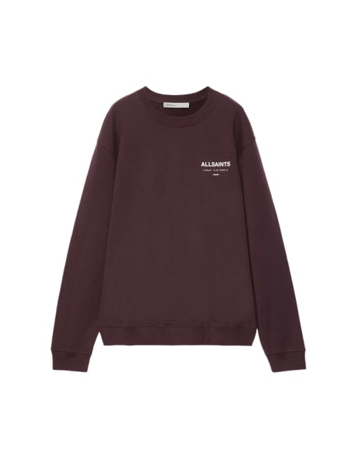 AllSaints Underground col rond bordeaux, 7 de 7