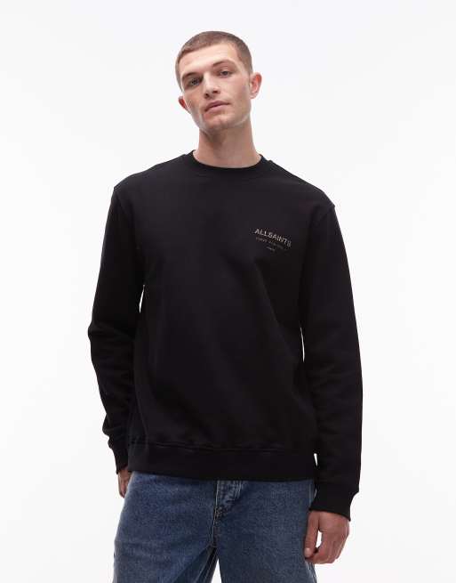 AllSaints – Underground – Czarna cętkowana bluza, 3 z 5