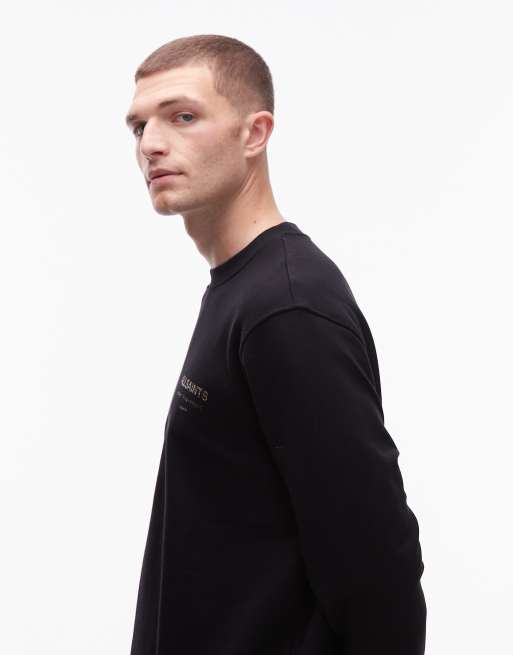 AllSaints – Underground – Czarna cętkowana bluza, 4 z 5