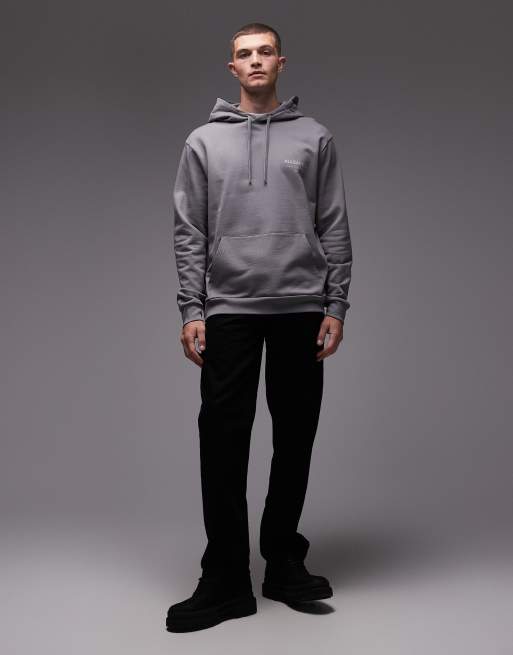 AllSaints – Underground – Grå huvtröja, 2 av 5