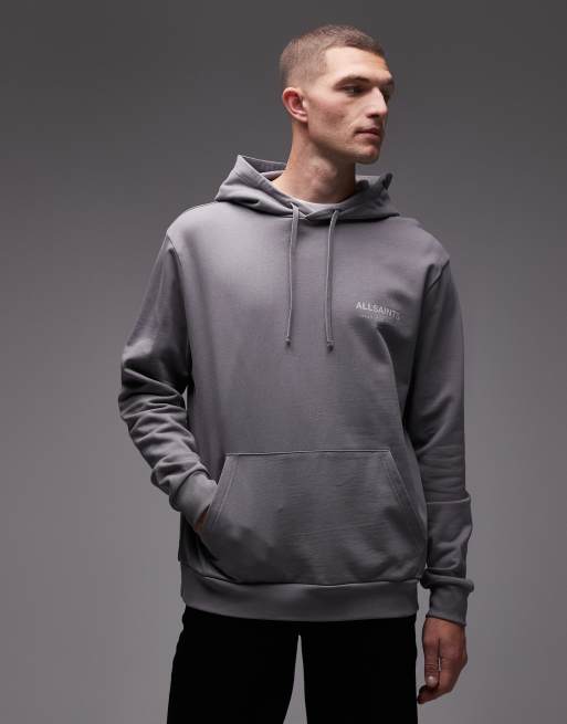 AllSaints – Underground – Grå huvtröja, 3 av 5