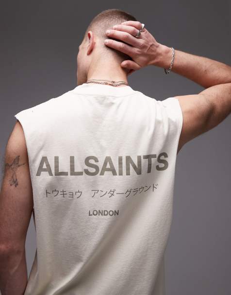 AllSaints - Underground - Hvid T-shirt - view 1