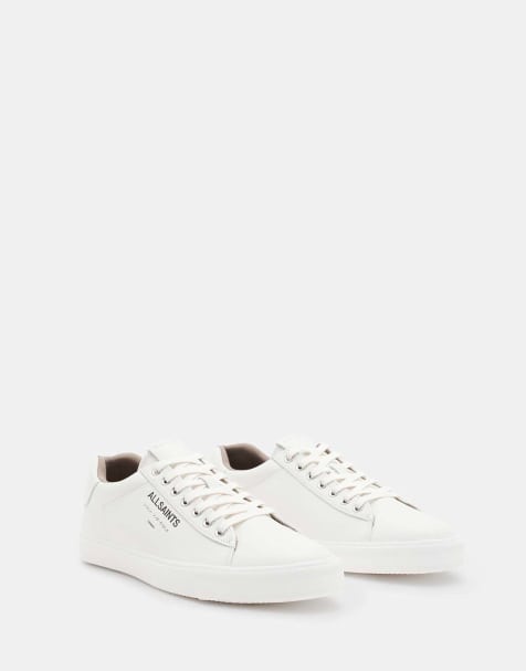 AllSaints - Underground - Hvide sneakers i læder - view 1