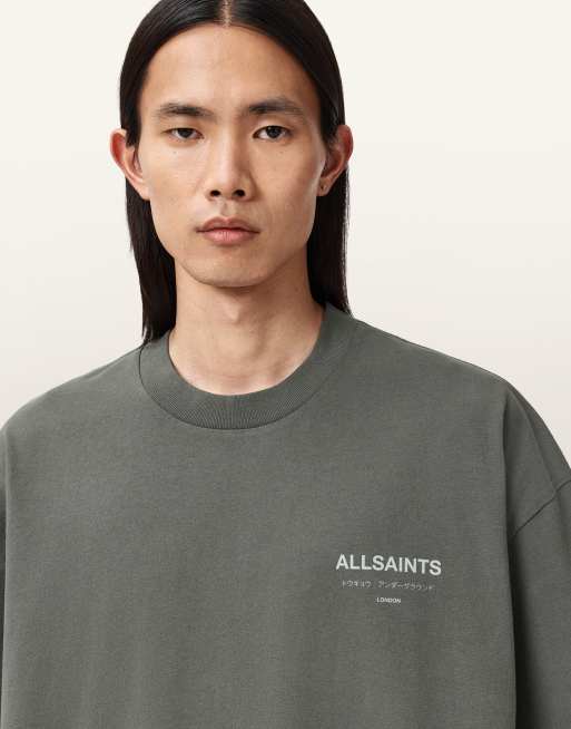 AllSaints - Underground - Kakigrøn T-shirt, 2 af 4