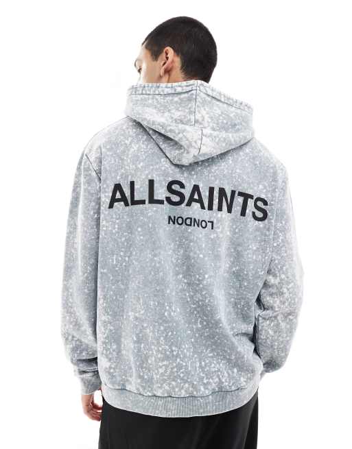 All saints grey hoodie clearance